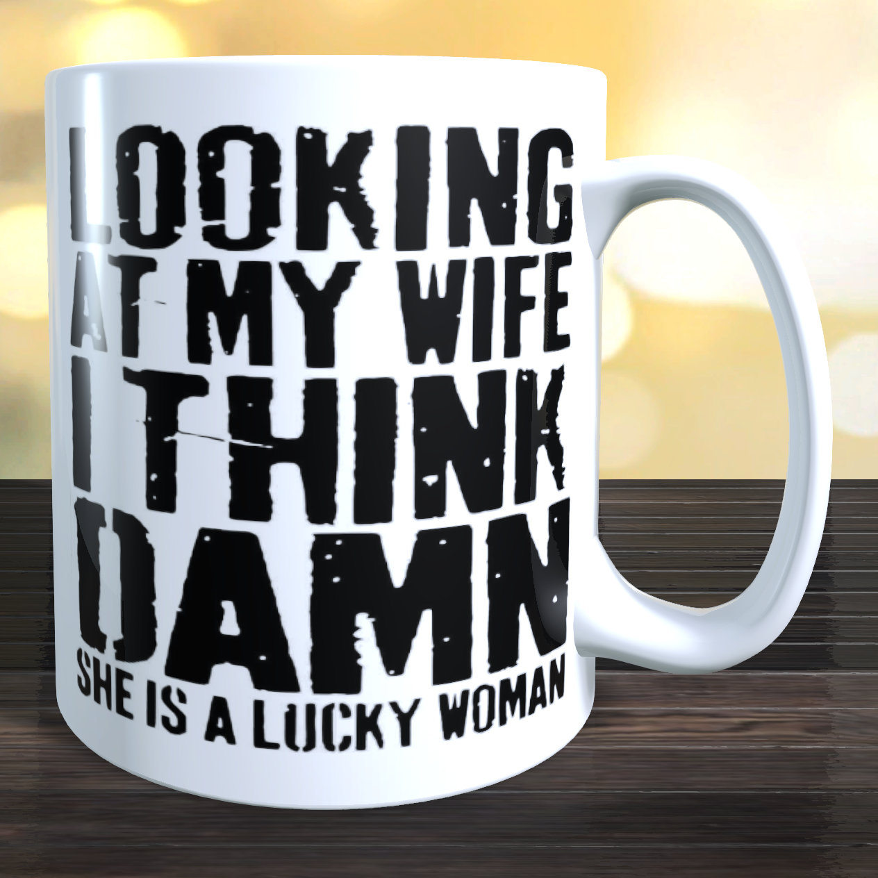 Looking At My Wife Coffee Mug
