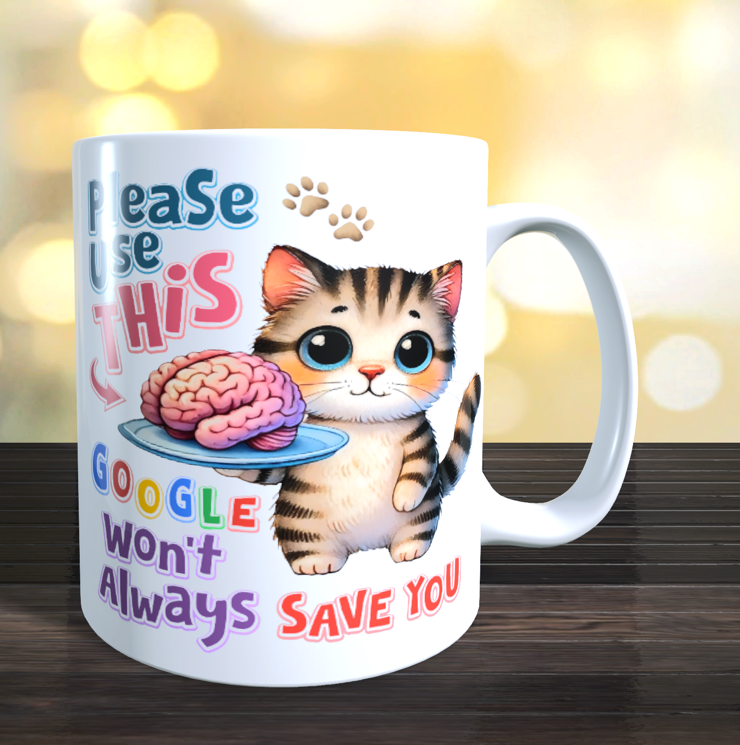 Please Use This Google Won't Always Save You Coffee Mug