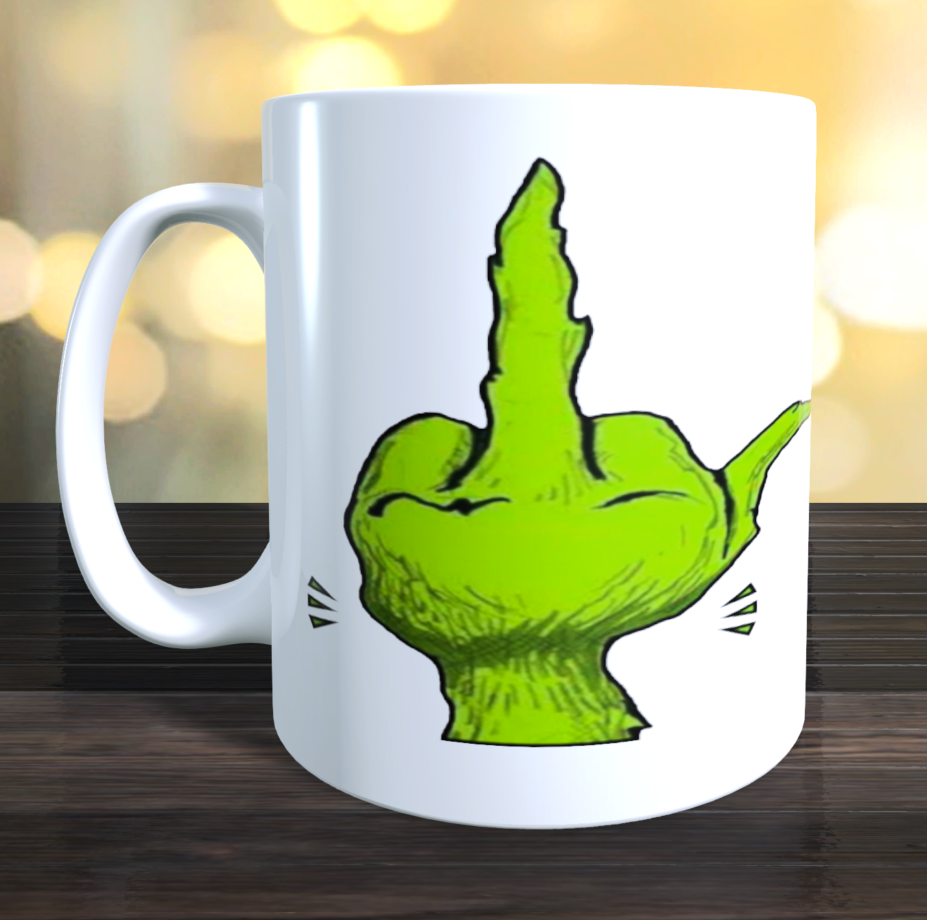The Grinch " Let Me check my shitometer Coffee Mug