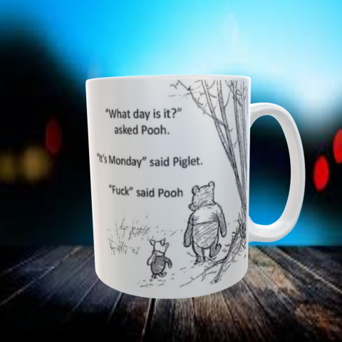 Winnie the Pooh Monday Coffee Mug