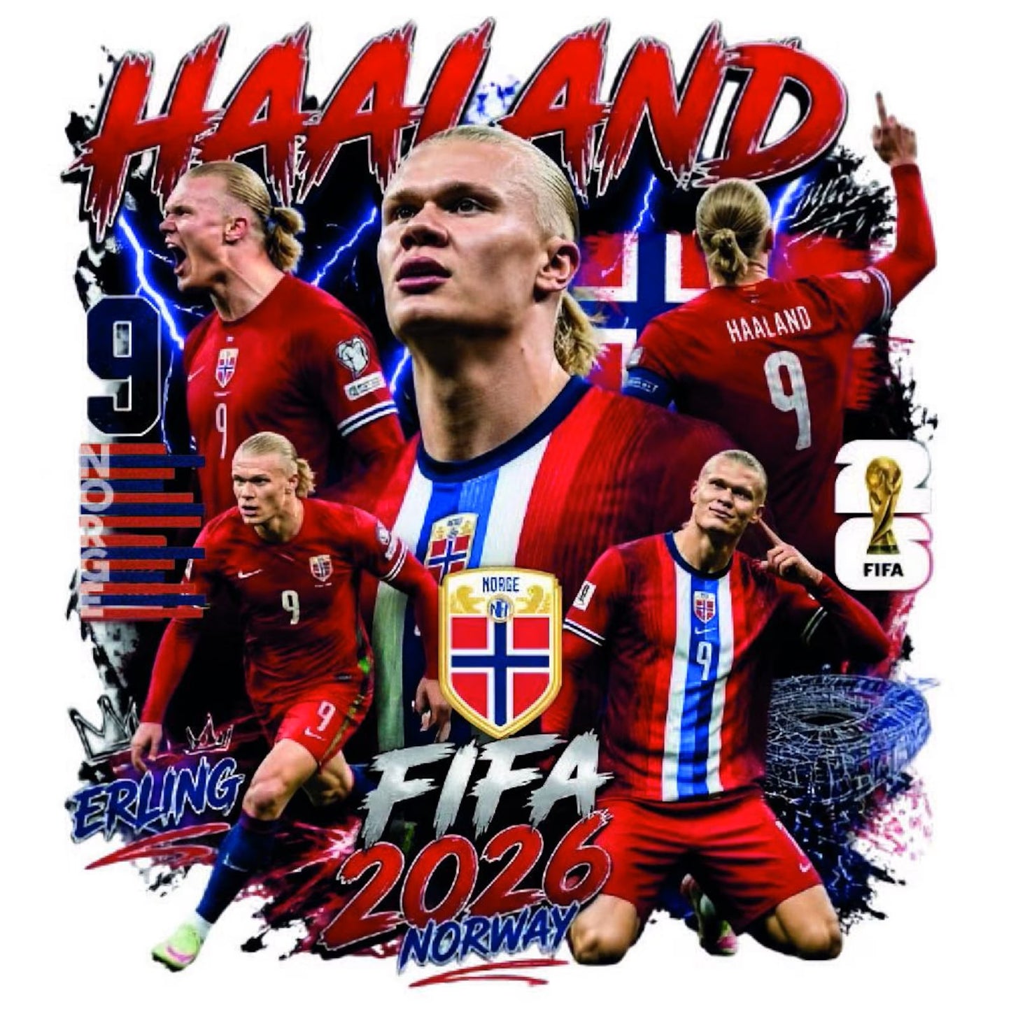 ERLING HAALAND FIFA 2026 Norway Coffee Mug  11oz