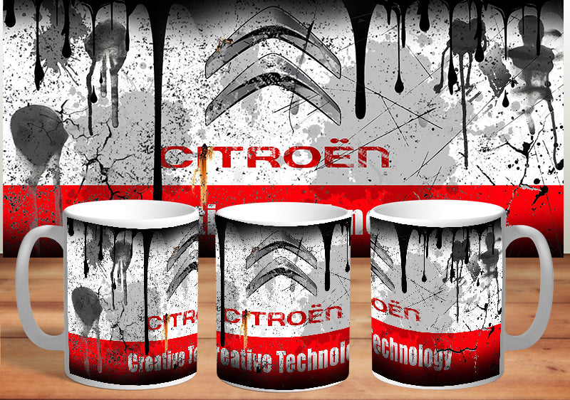 CITROEN Dirty oil coffee mug