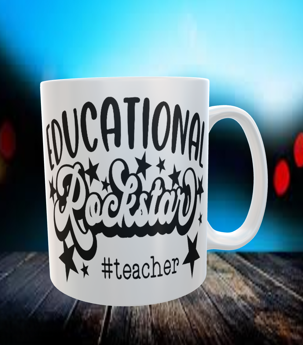 Educational Rock star Teacher Coffee Mug