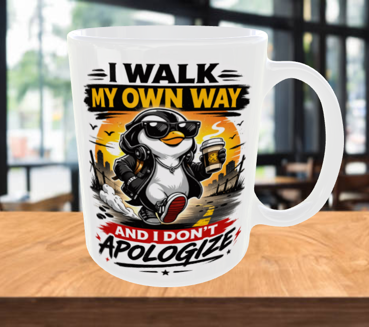 I Walk My Own Way And I Don't Apologize! Coffee Mug