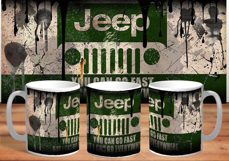 Jeep Dirty oil coffee mug