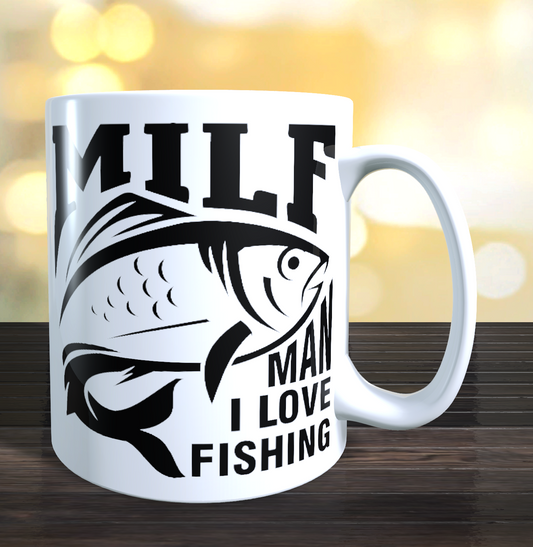 MILF Man I Like To Fish Coffee Mug