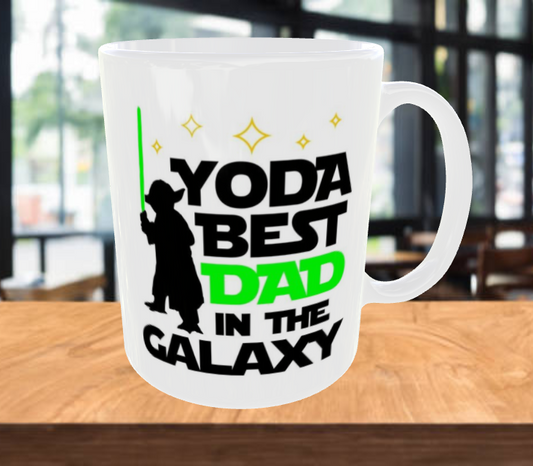 YODA BEST DAD IN THE GALAXY Fathers Day - Star Wars Coffee Mug