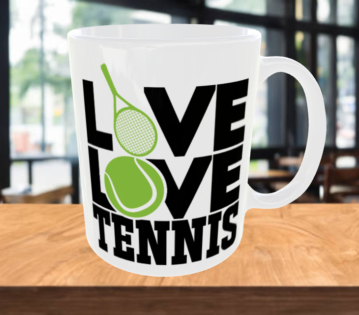 Live Love Tennis Coffee Mug