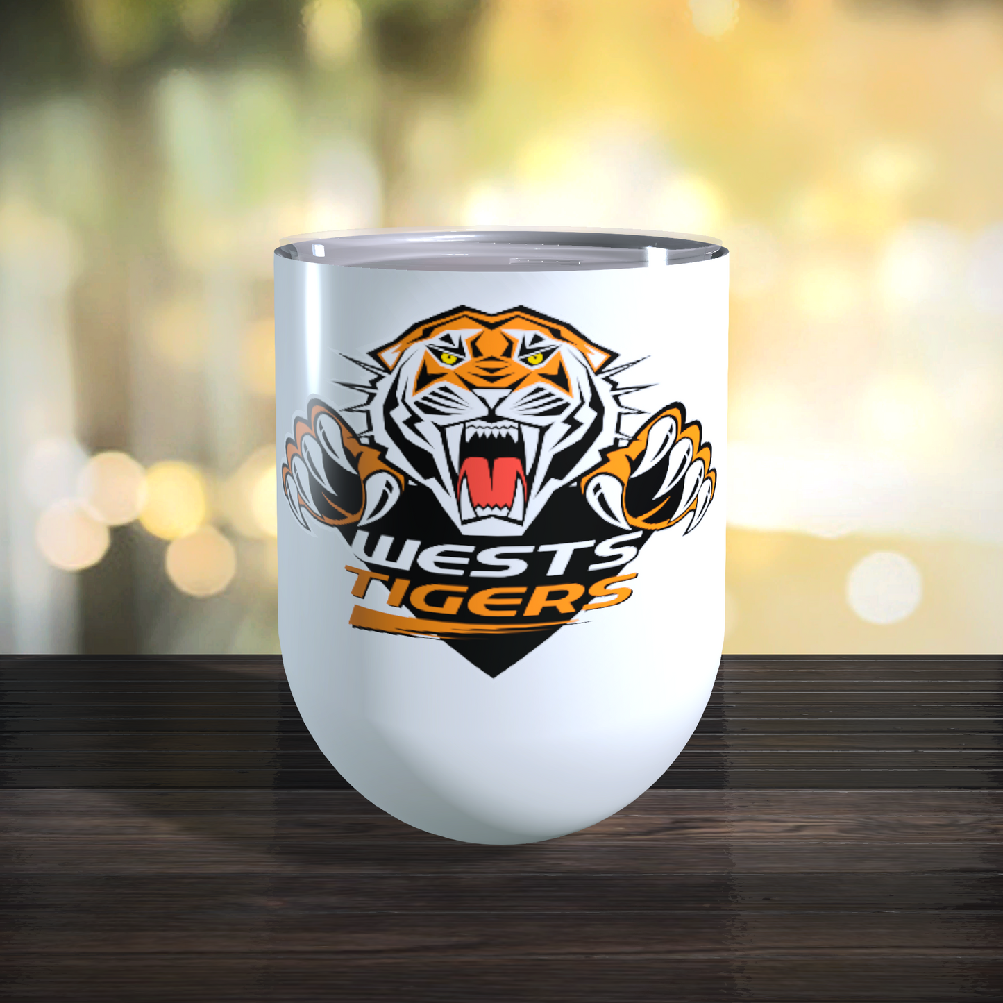 West tigers Tumbler with lid